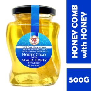 TAJ Honey Comb with Acacia Honey, 500g