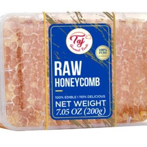 TAJ All Natural Raw Honeycomb Turkish Honey Comb, 200g (7.05oz)