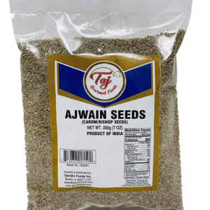 TAJ Ajwain Seeds (Carom Seeds, Bishop Seeds), 200 Grams