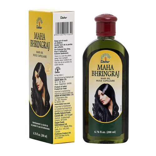 Dabur Maha Bhringaj Herbal Hair Oil (200 ml / 6.76 fl oz) - Image 2