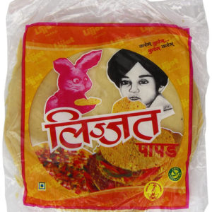 Lijjat Papad Udad Plain, 200g
