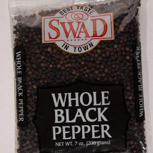 Swad Whole Black Pepper, 7 Ounce