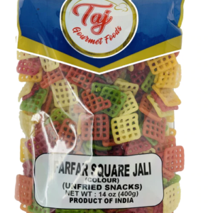 TAJ Fryums Farfar Square Jali Unfried Snacks, 400gm