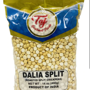 TAJ Dalia Split (Roasted Split Chickpeas Daliya), 400 Grams